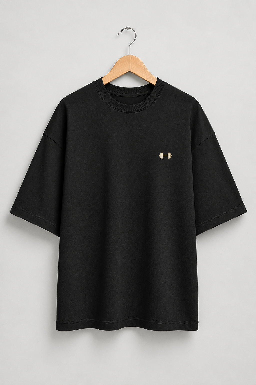 Heavy Lifting Club oversized T-shirt — Black, view 1