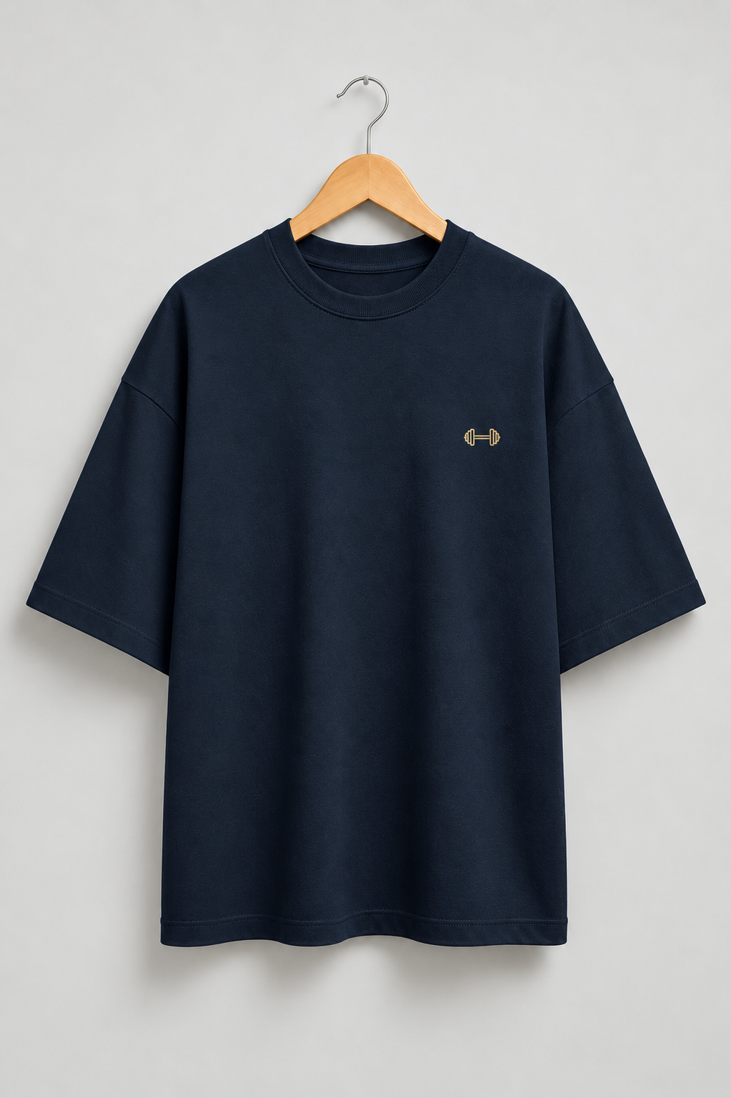 Heavy Lifting Club oversized T-shirt — Navy Blue, view 1