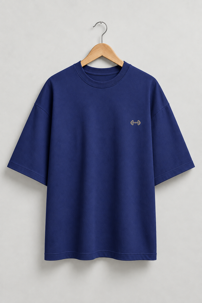 Heavy Lifting Club oversized T-shirt — Royal Blue, view 1