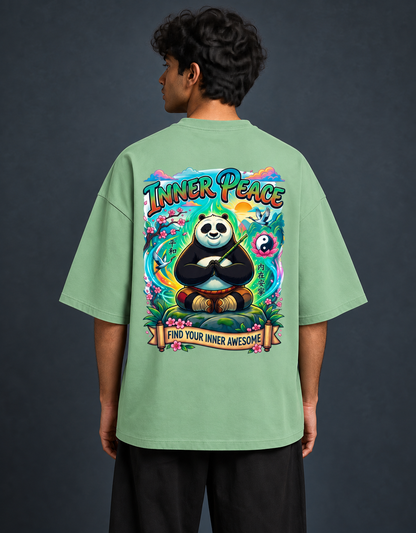 Kung Fu Panda oversized T-shirt — Jade, view 2