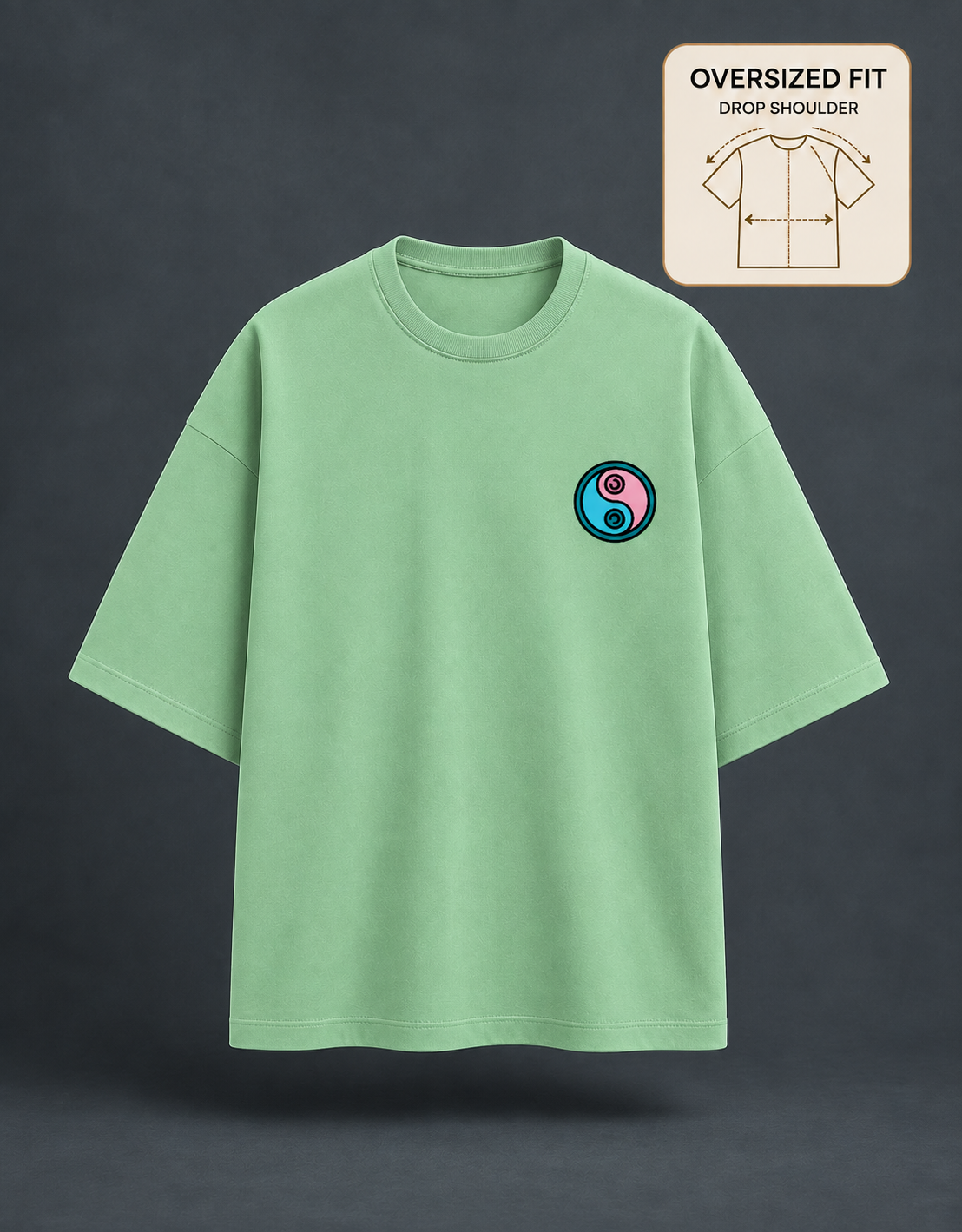 Kung Fu Panda oversized T-shirt — Jade, view 3