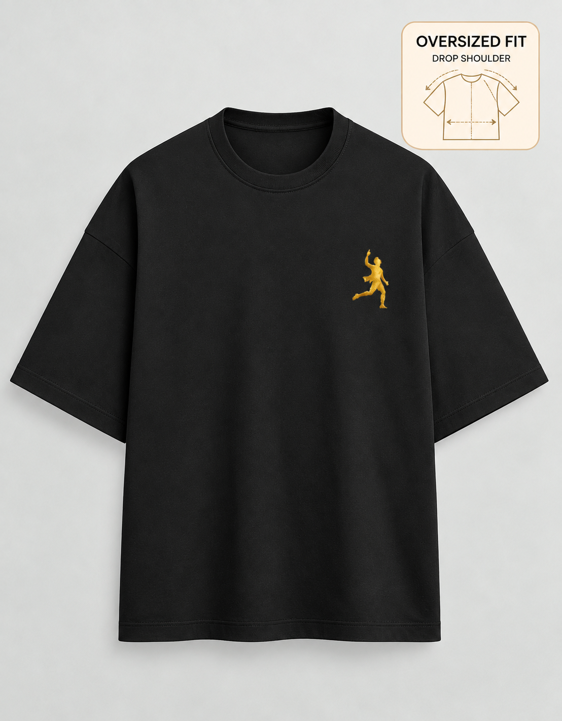 The Special One oversized T-shirt — Black, view 3