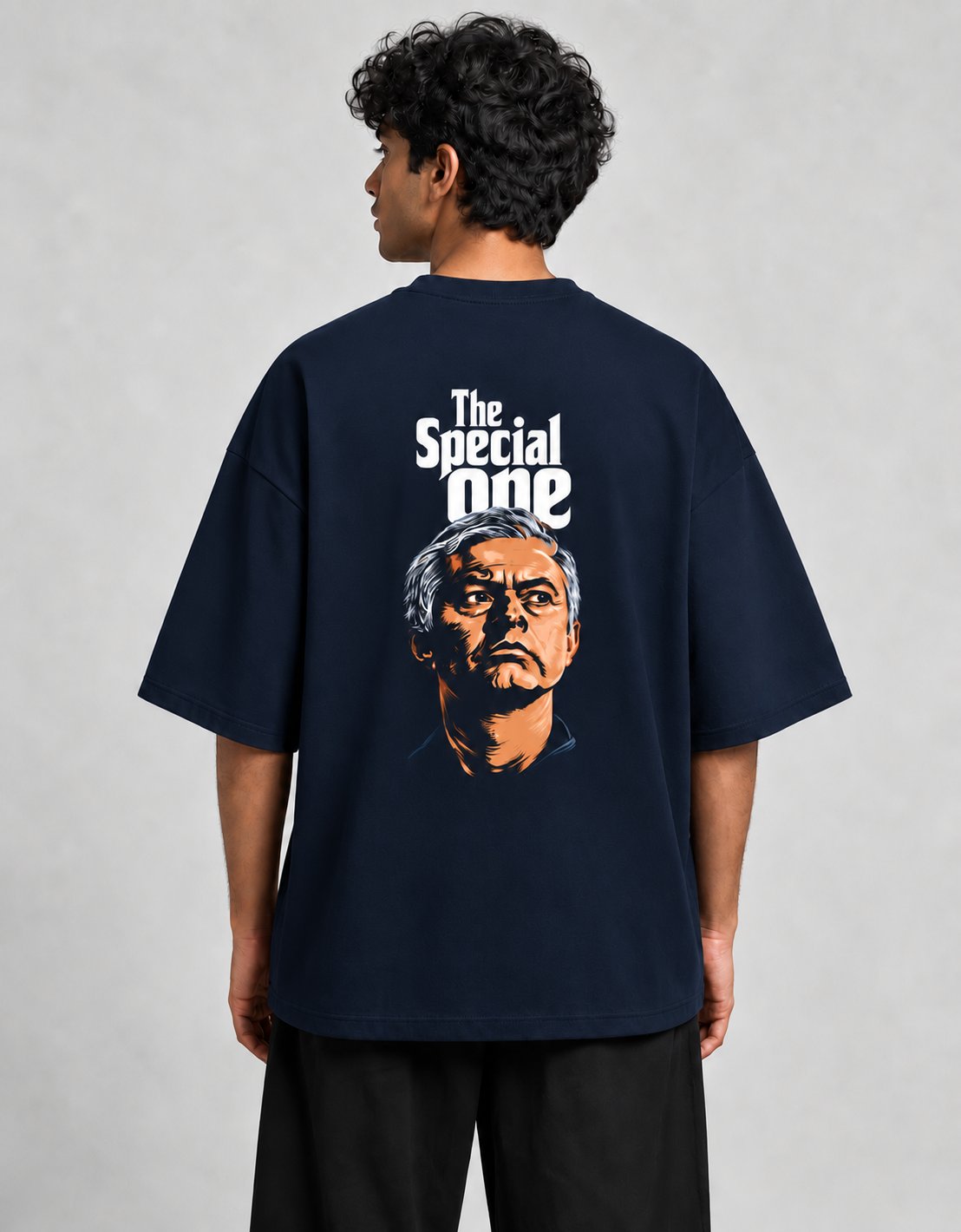 The Special One oversized T-shirt — Navy Blue, view 2