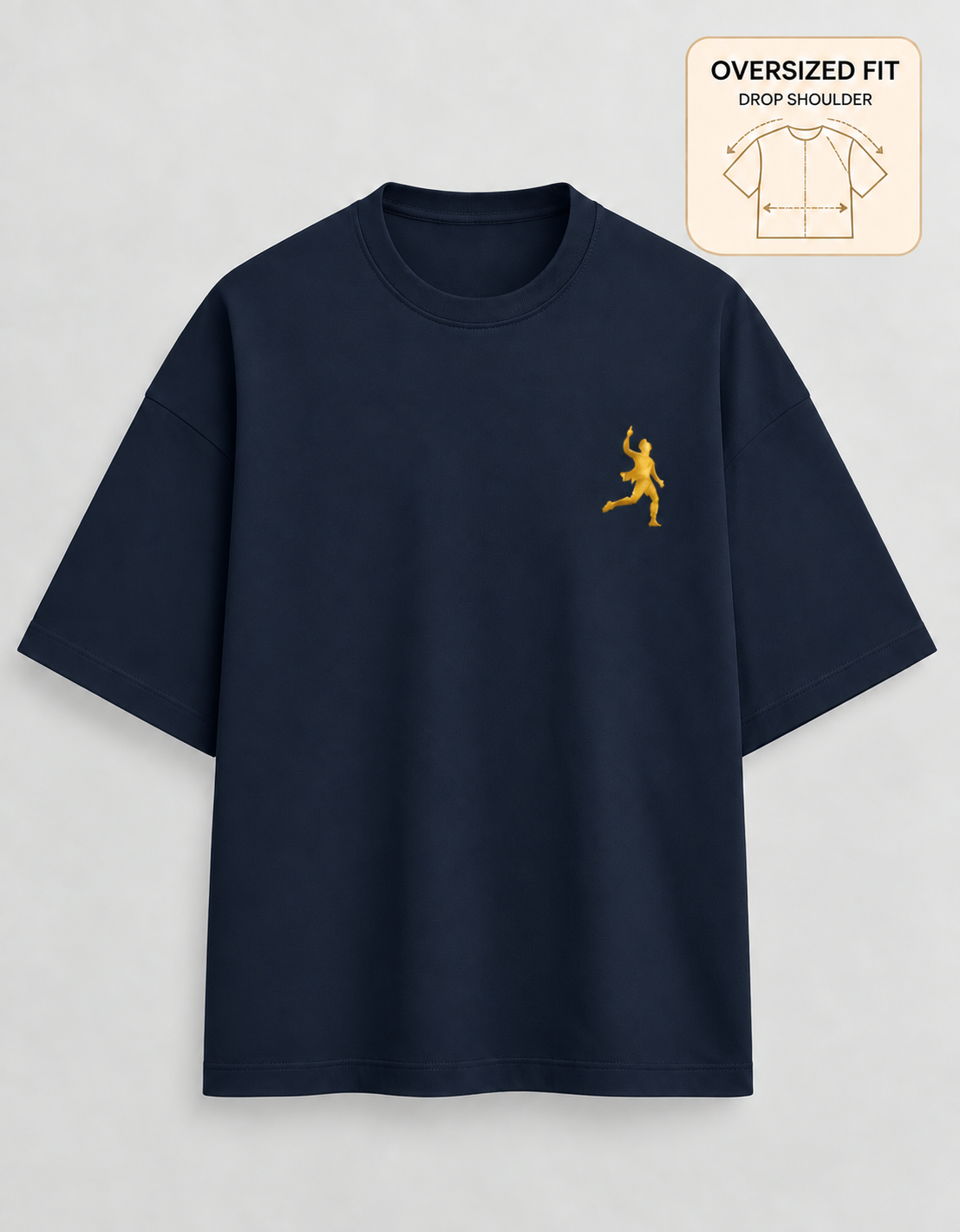The Special One oversized T-shirt — Navy Blue, view 3
