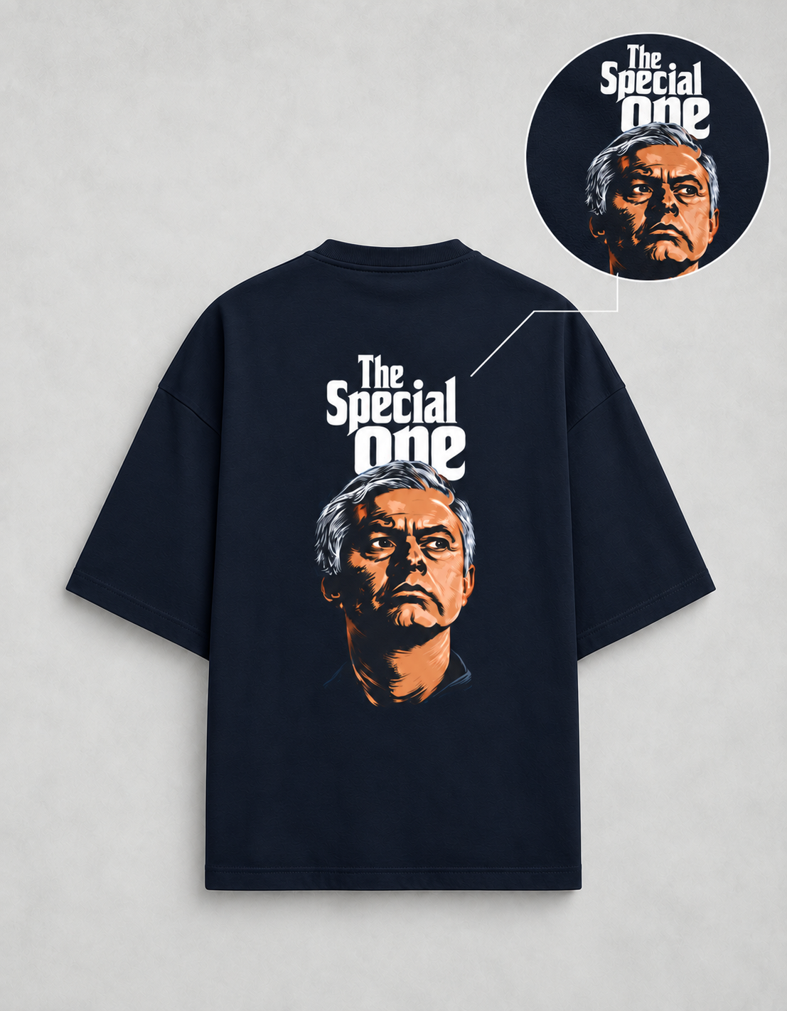 The Special One oversized T-shirt — Navy Blue, view 4