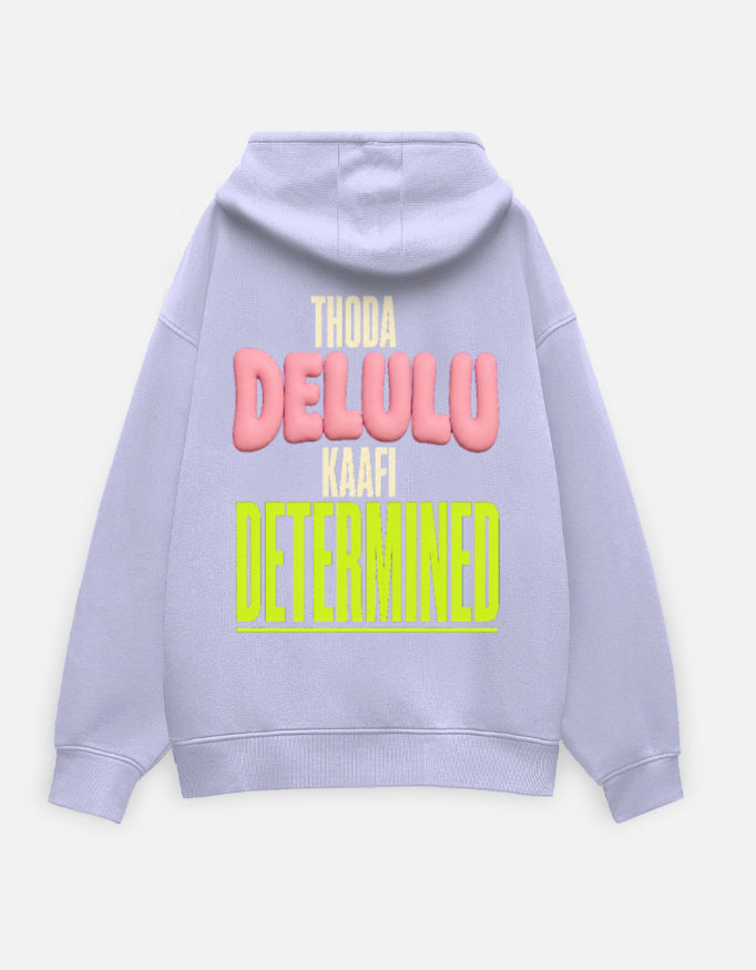 Unisex Oversized Hoodie — Lavender, back