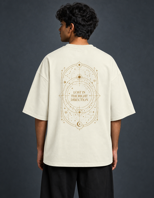 Lost in the Right Direction — Off White — model back